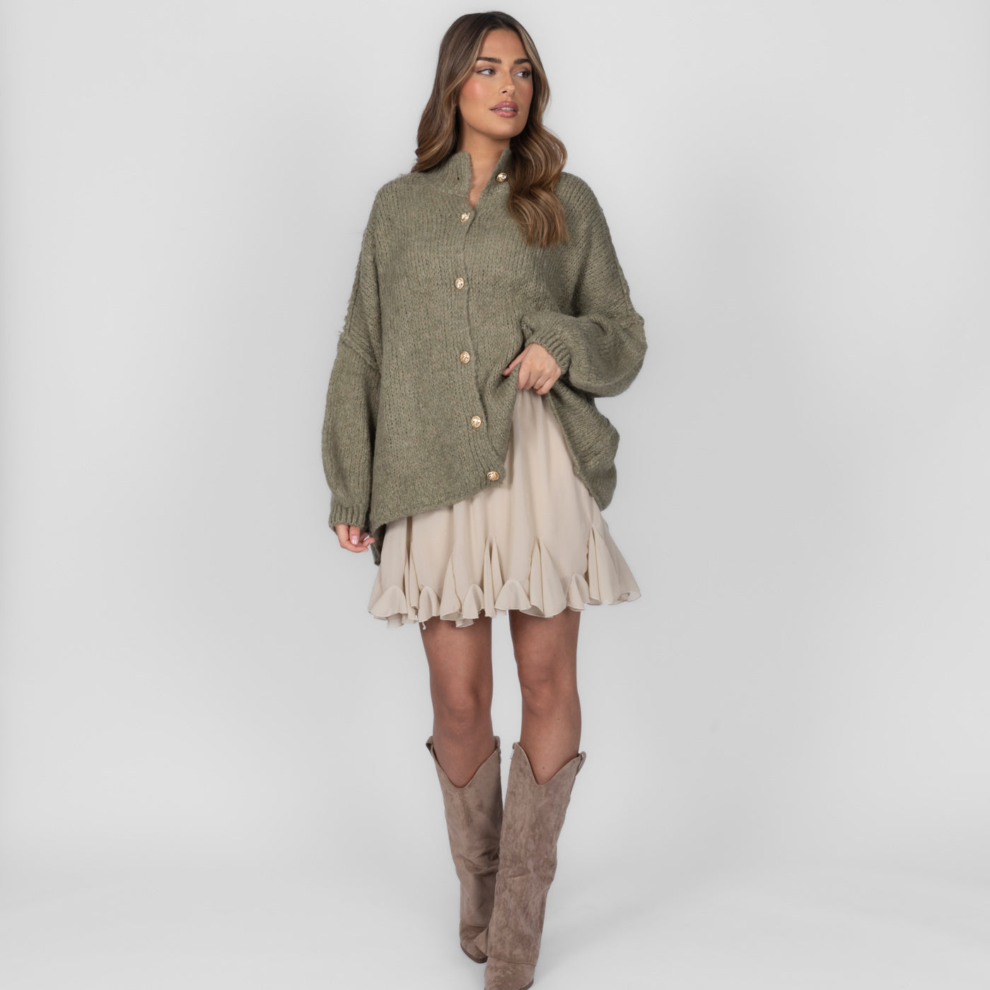 Alizée | Oversized Knit Cardigan