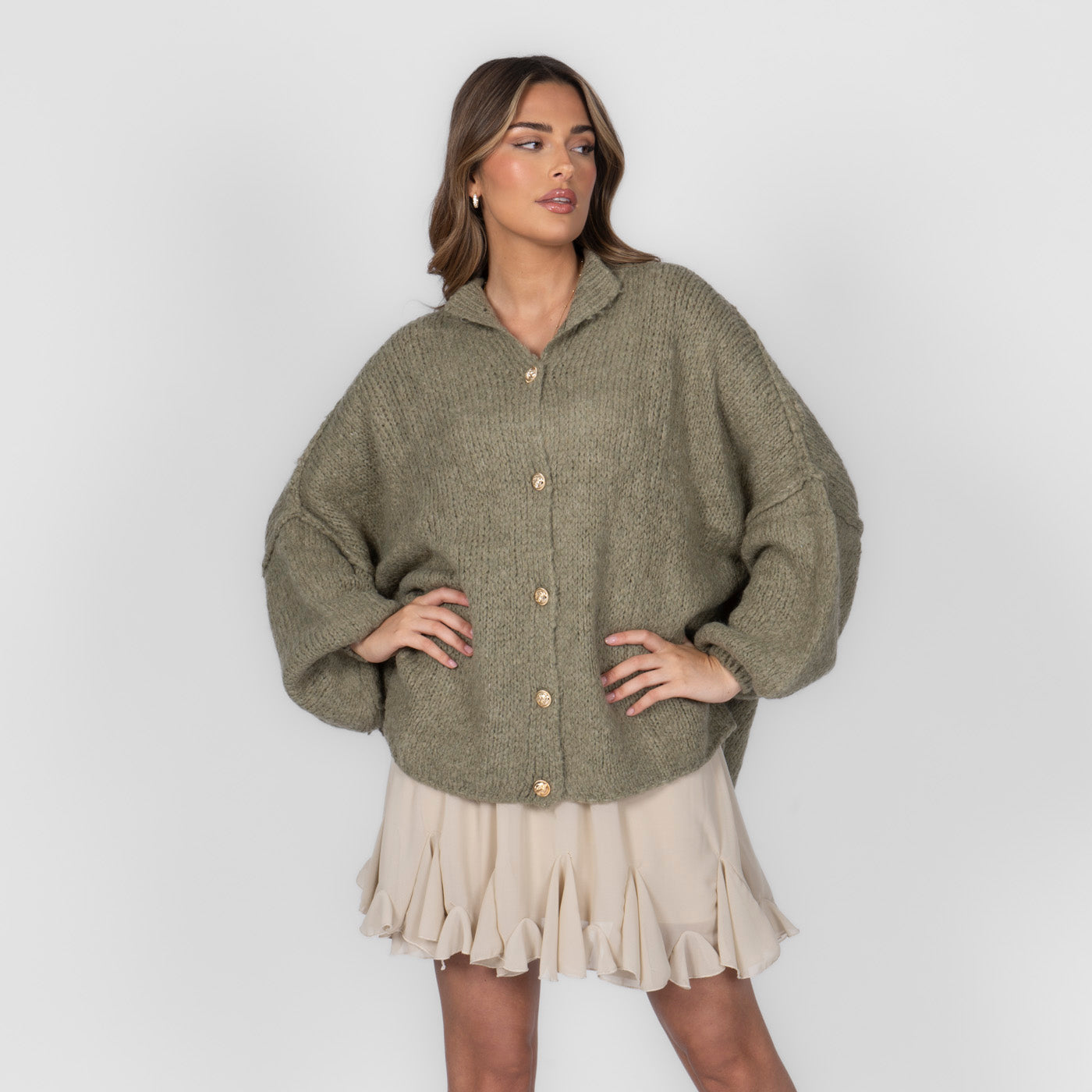 Alizée | Oversized Knit Cardigan