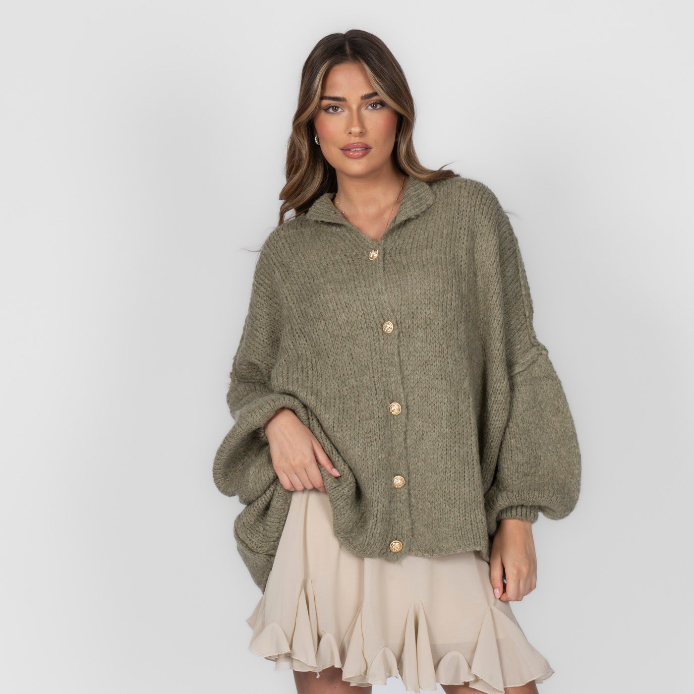 Alizée | Oversized Knit Cardigan