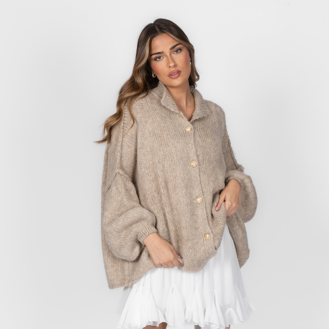 Alizée | Oversized Knit Cardigan
