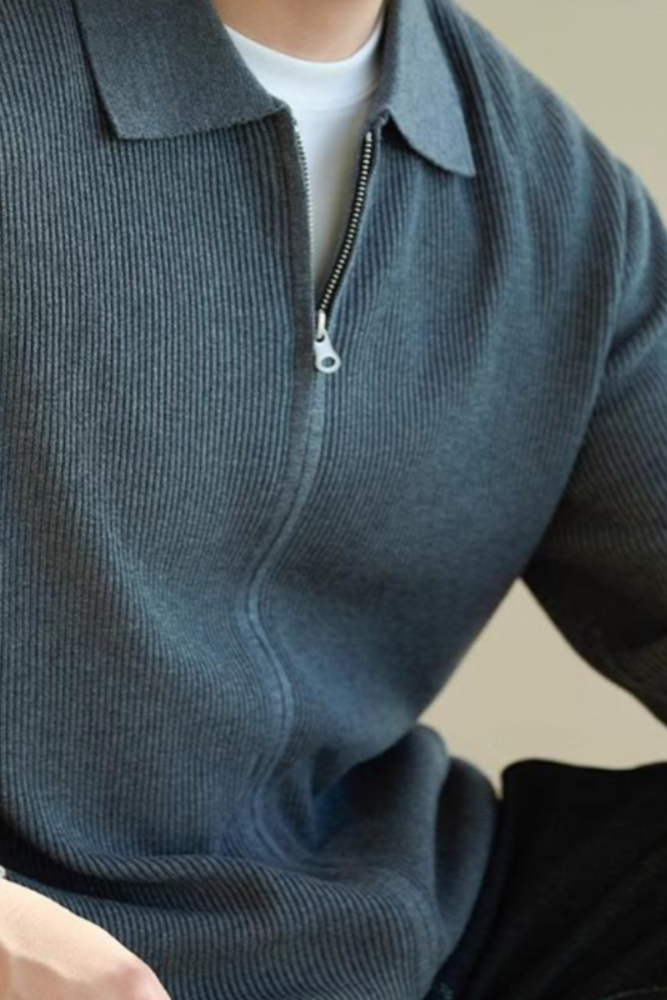Henri | Wool Polo Jacket