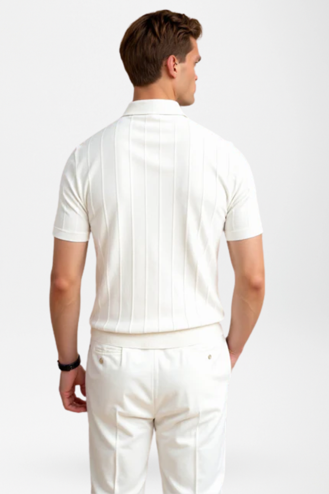 Milan | Striped Polo Shirt