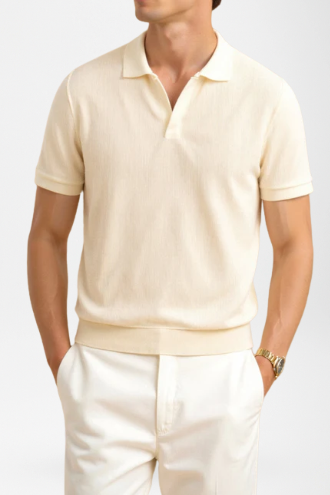 Oliver | Knitted Wool Polo Shirt