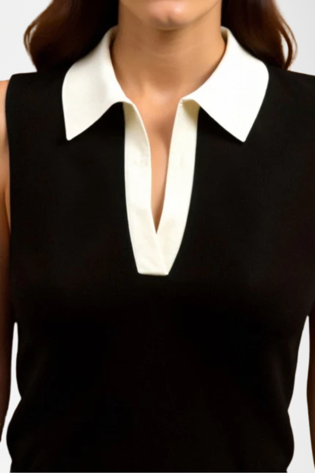 Victoria | Knitted Polo Tank