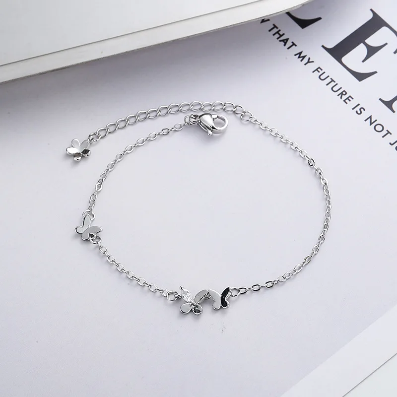 Liana | Silver Butterfly Bracelet