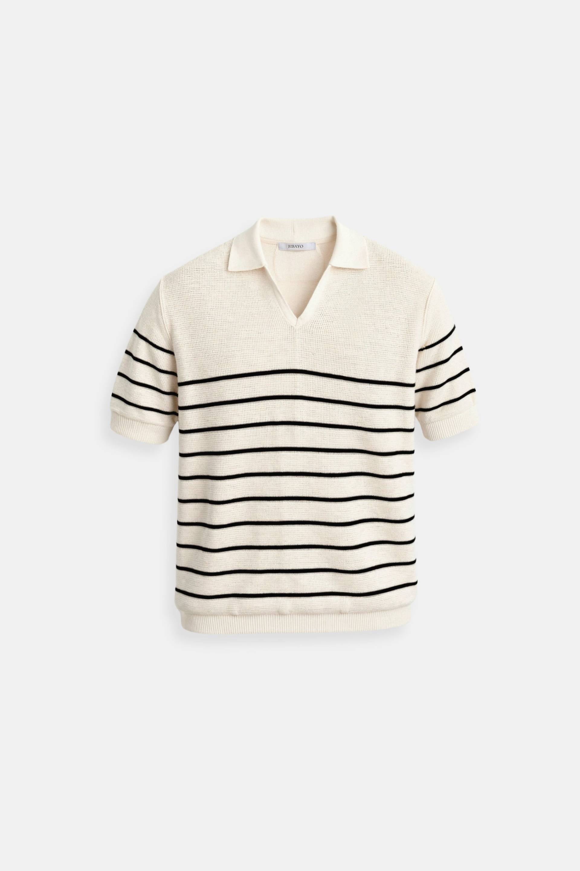 Bibayo | Striped Knit Polo