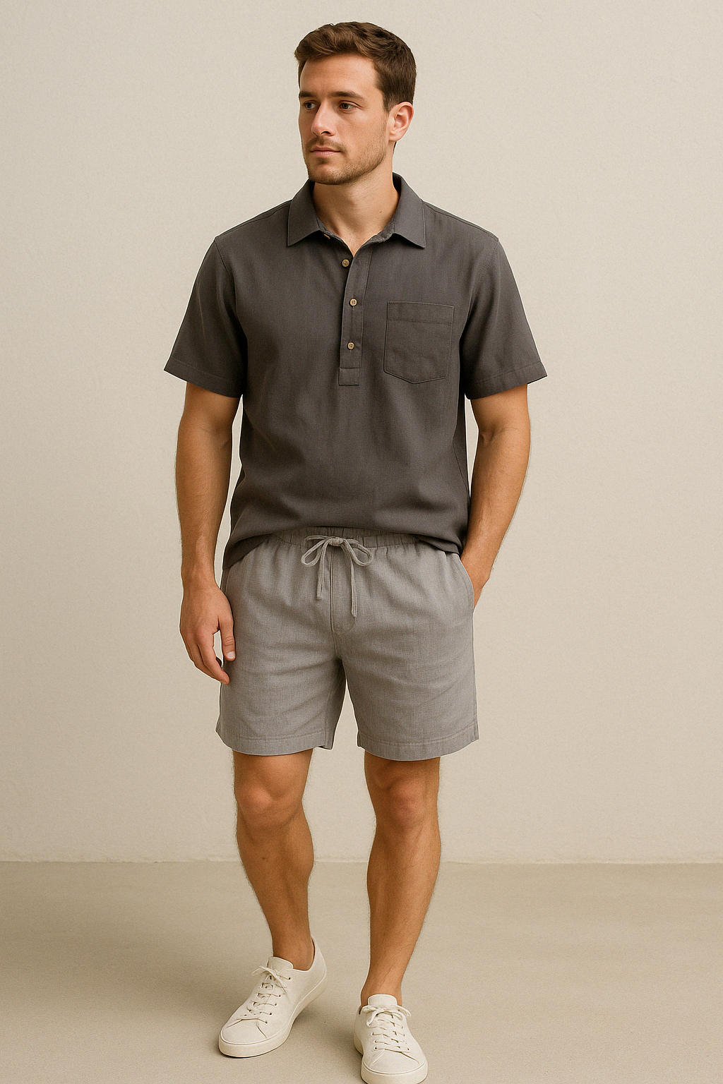 Joris | Linen Polo Shirt