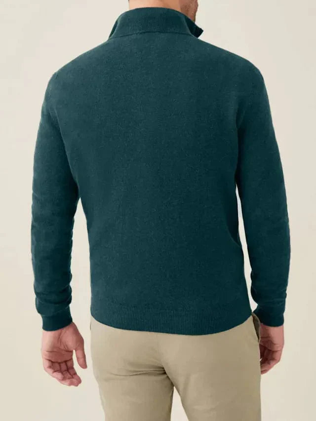 Mathis | Half-Zip Wool Blend Sweater
