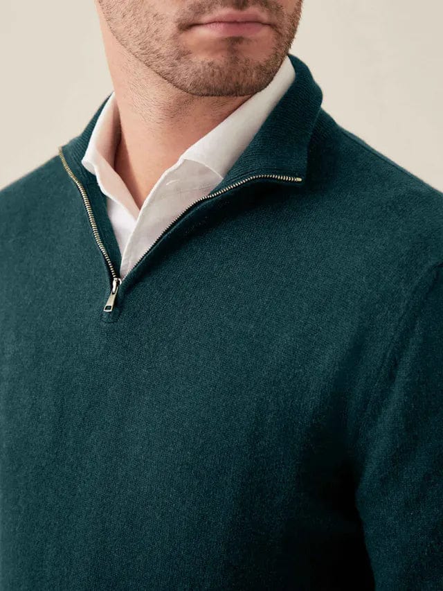 Mathis | Half-Zip Wool Blend Sweater