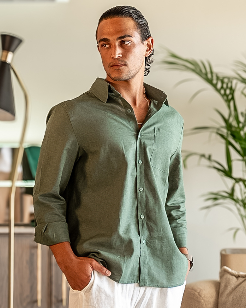 Renzo | Classic Linen Shirt