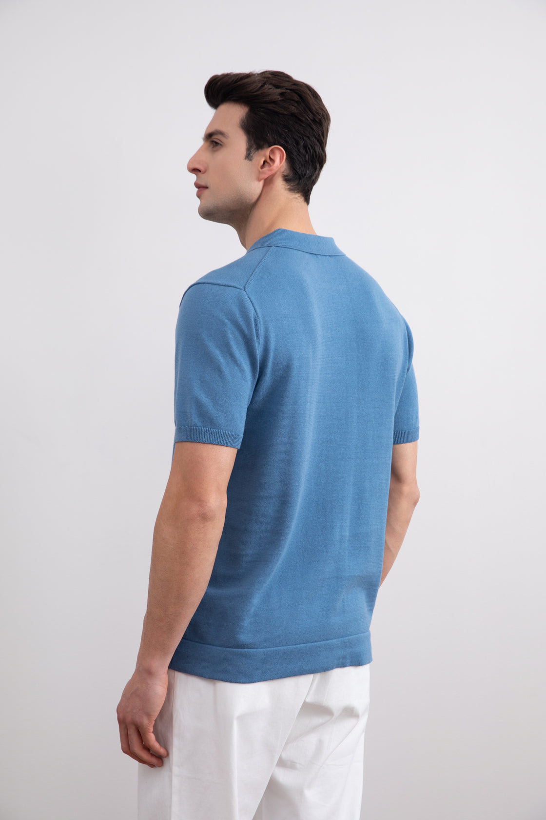Thierry | Open Collar Polo Shirt