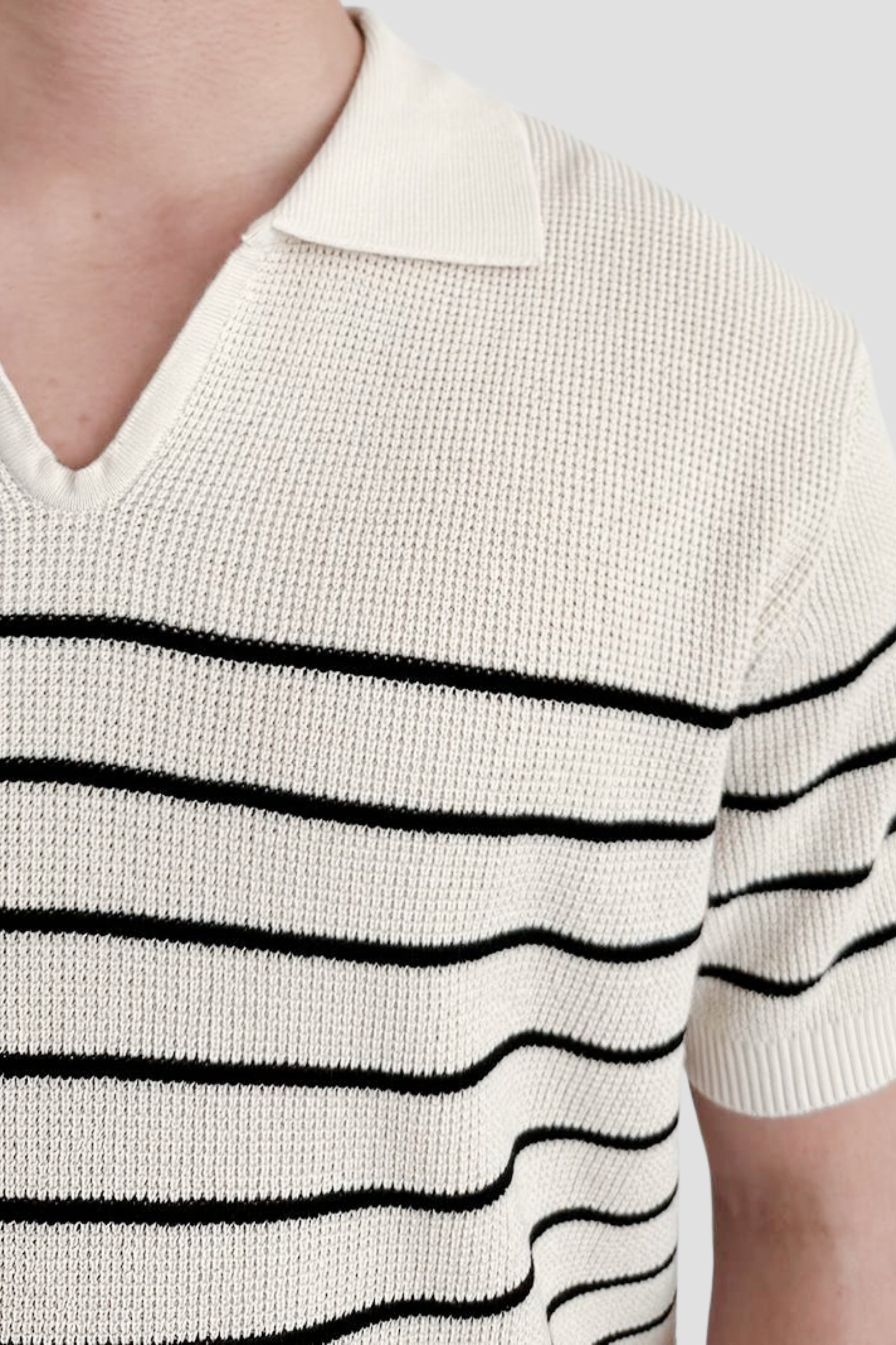 Bibayo | Striped Knit Polo