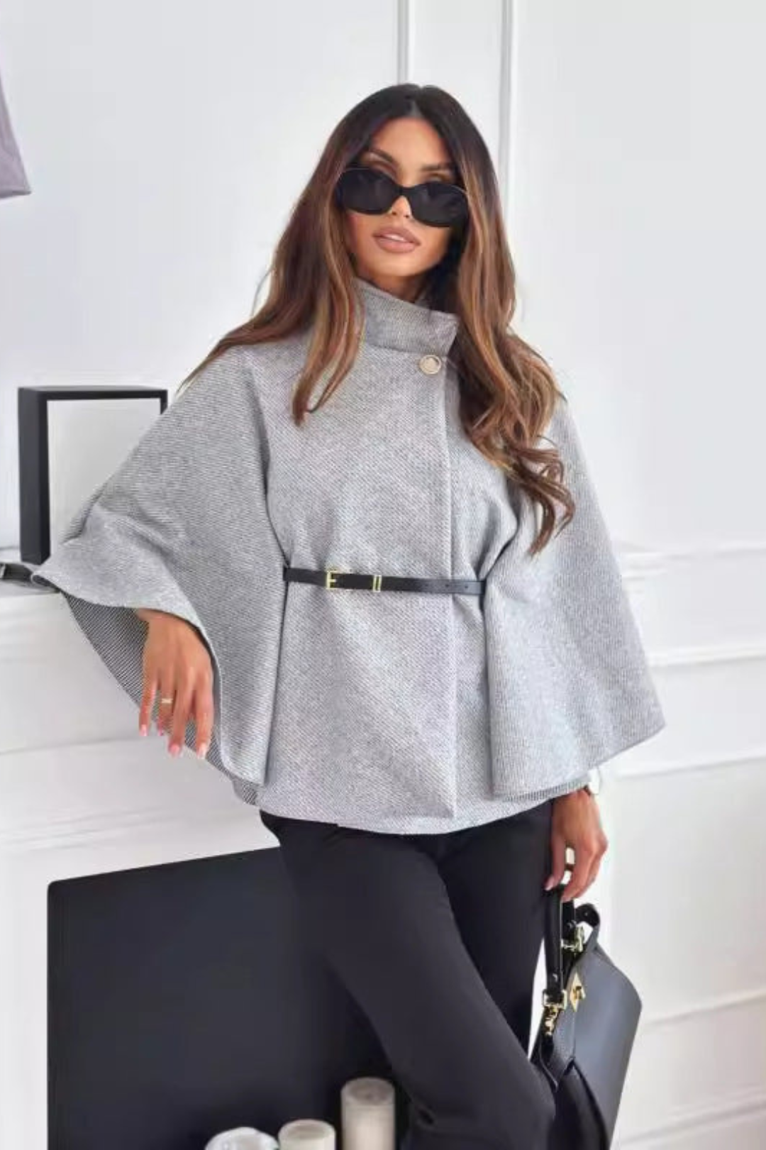 Léonie | Belted Butterfly Jacket