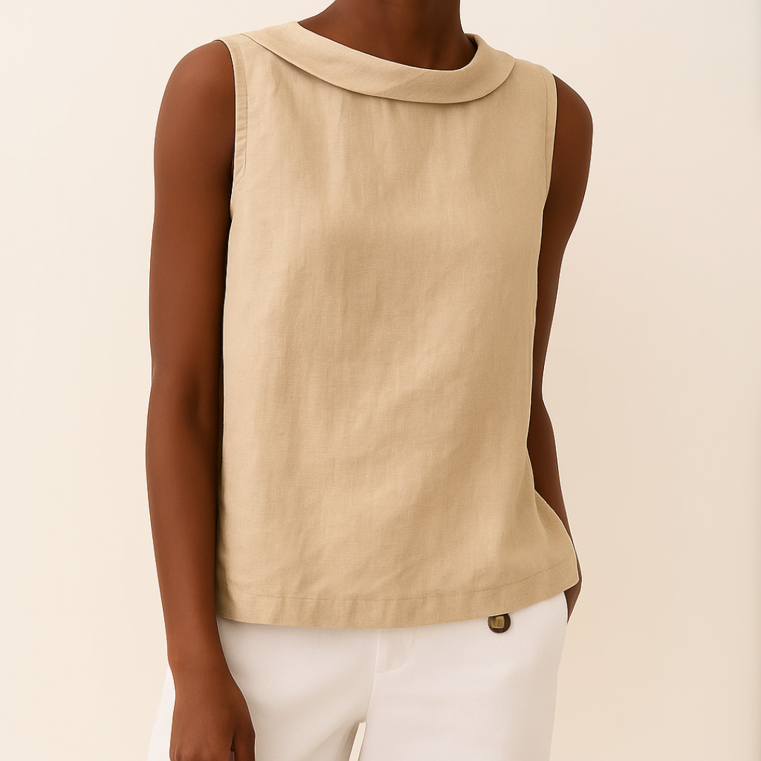 Elwira | Breezy Cotton-Linen Top
