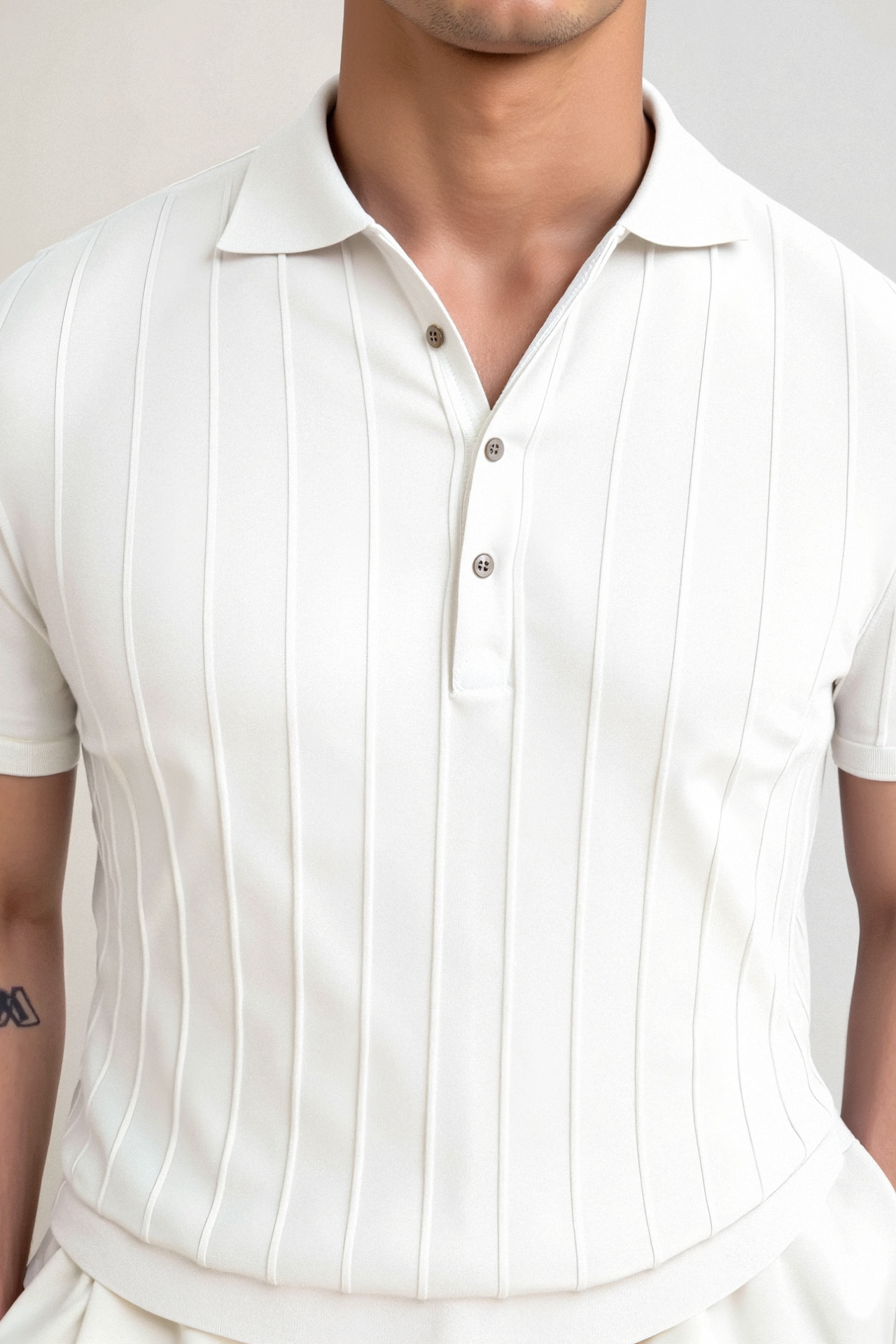 Milan | Striped Polo Shirt