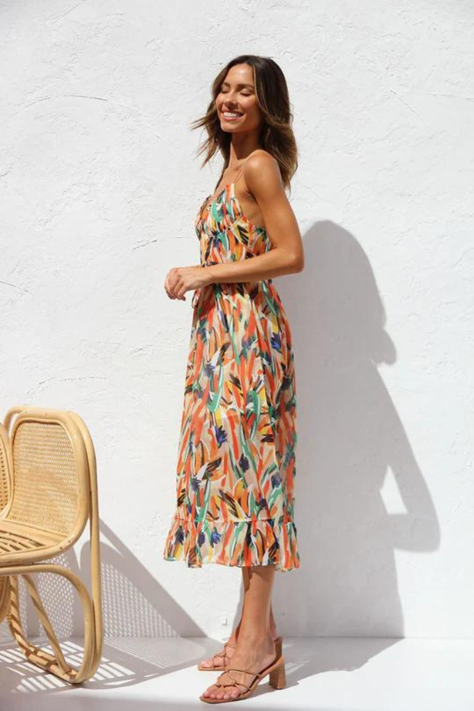 Rosie | Elegant Summer Midi Dress