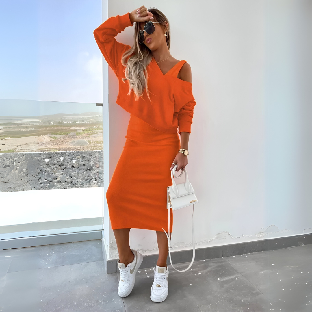 Fay | Dress & Sweater Set