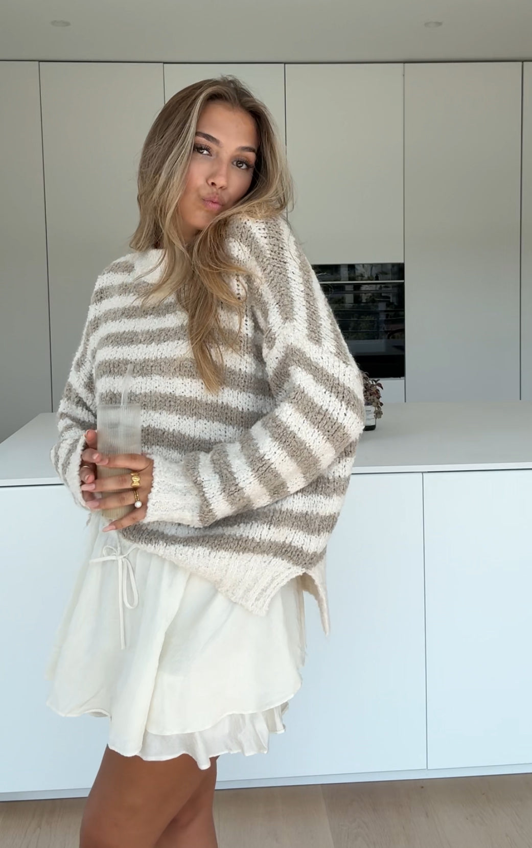 Auriane | Striped Knit Sweater