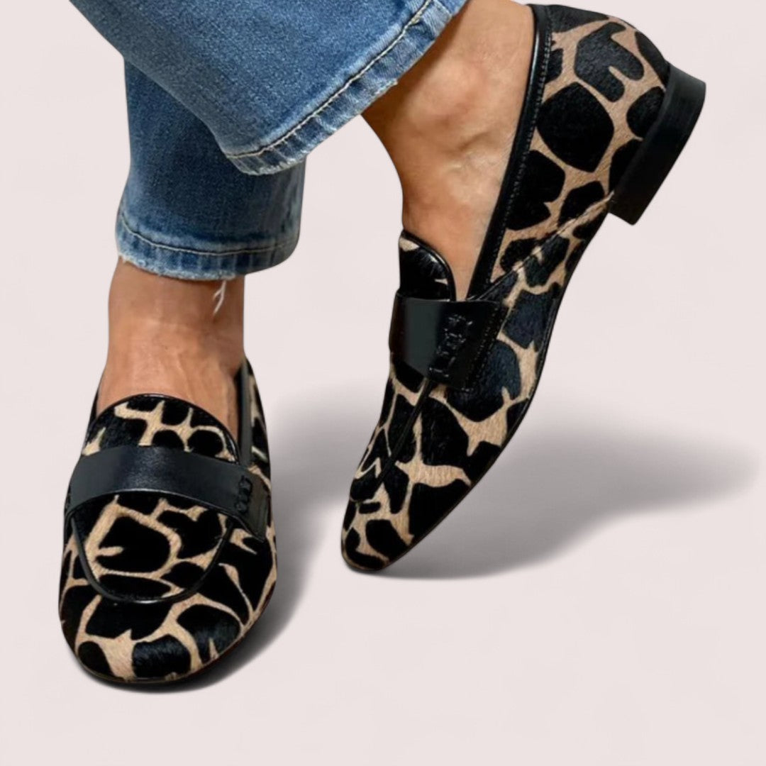Ines | Animal Print Loafers