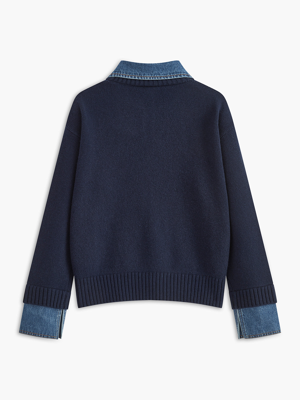 Marlowe | Layered Collar Knit Sweater