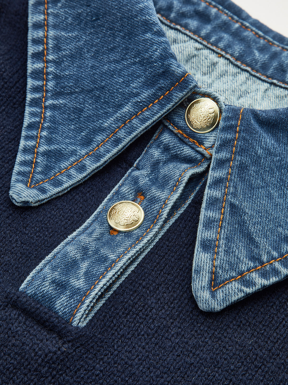 Marlowe | Layered Collar Knit Sweater