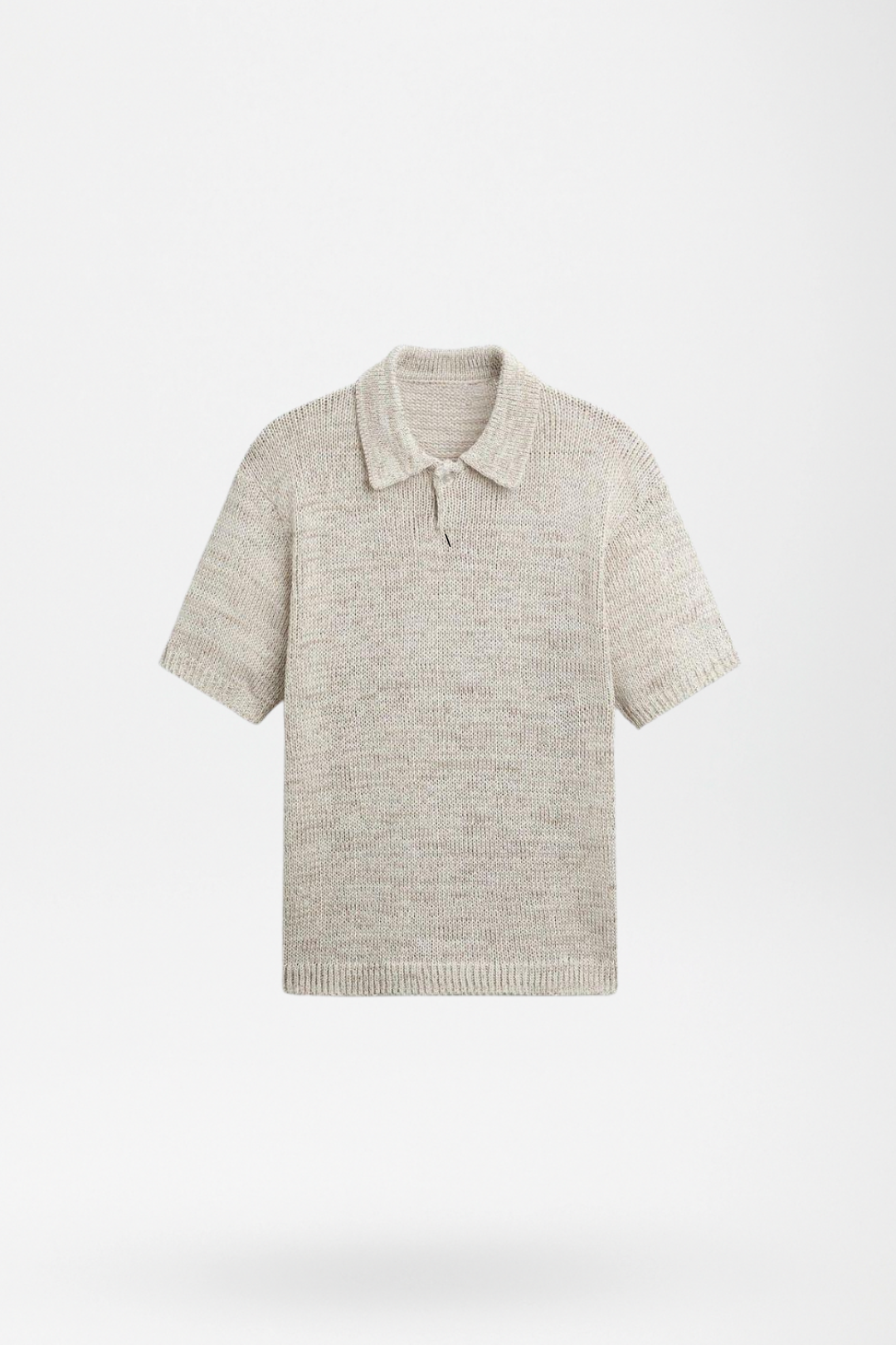 Callum | Buttoned Knit Polo