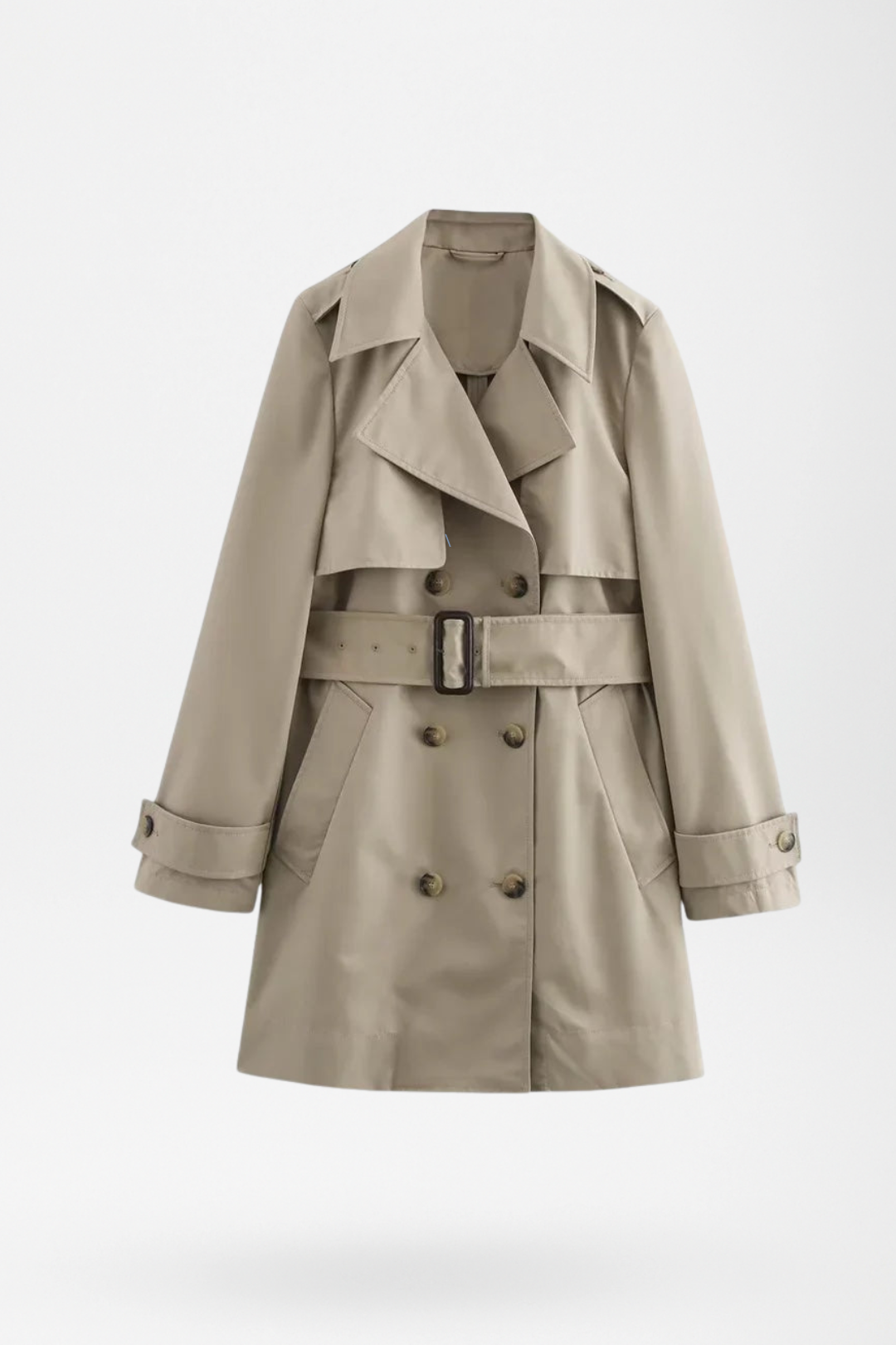 Édith | Classic Belted Trench Coat