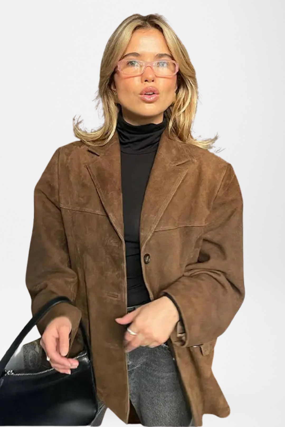 Marise | Suede-Look Overshirt Jacket