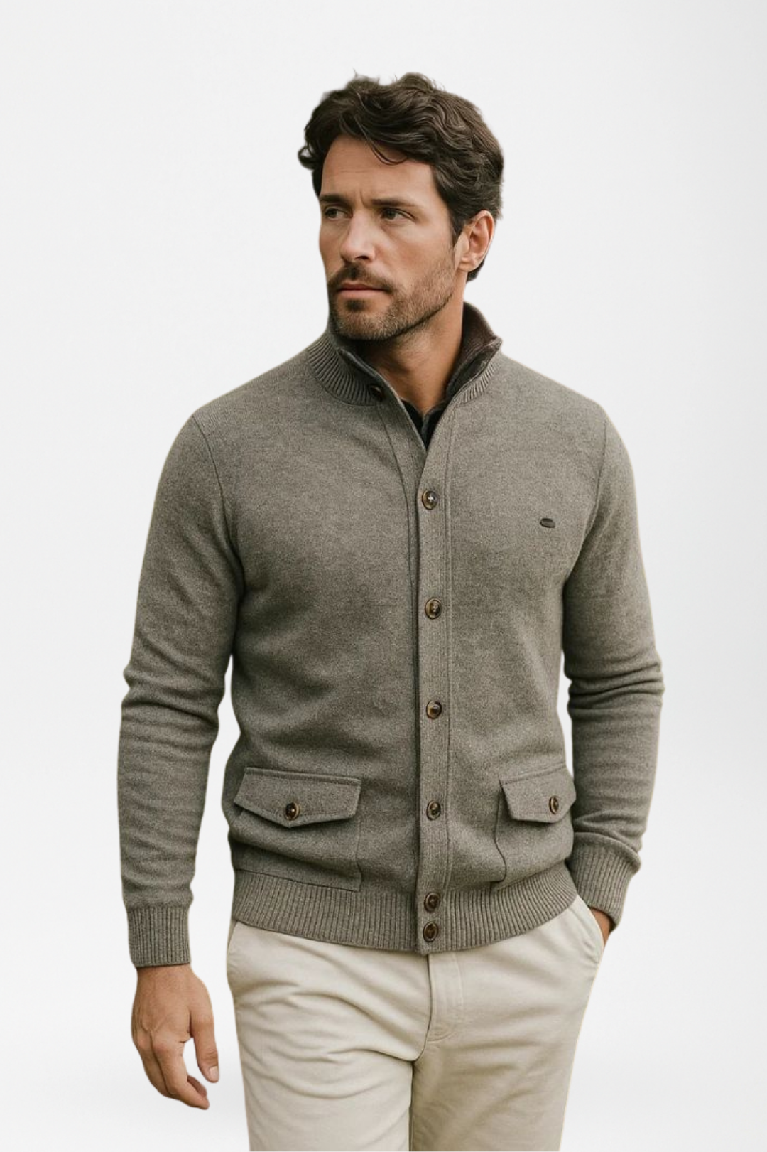 Rowan | Merino Wool Knit Cardigan
