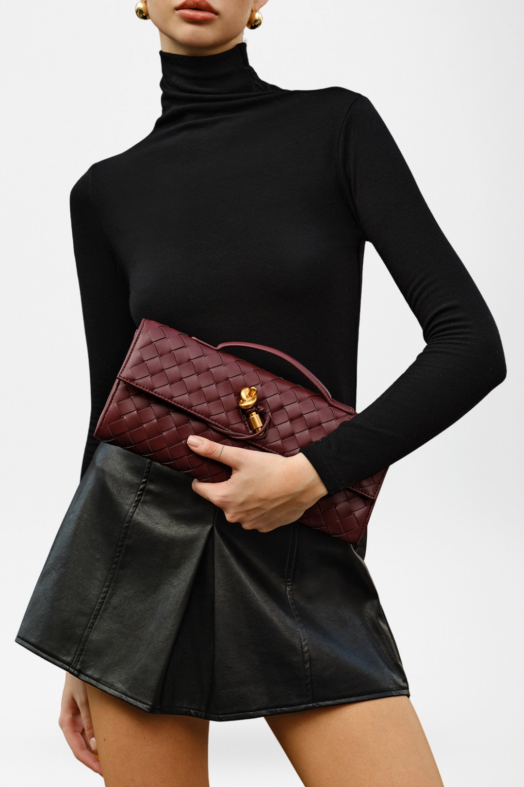 Alvaree | Woven Flap Clutch