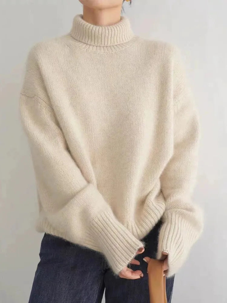 Sylvie | Cashmere Turtleneck Sweater