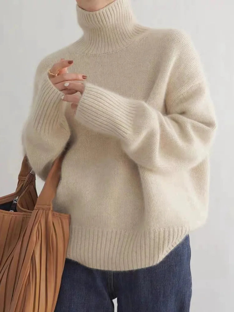 Sylvie | Cashmere Turtleneck Sweater