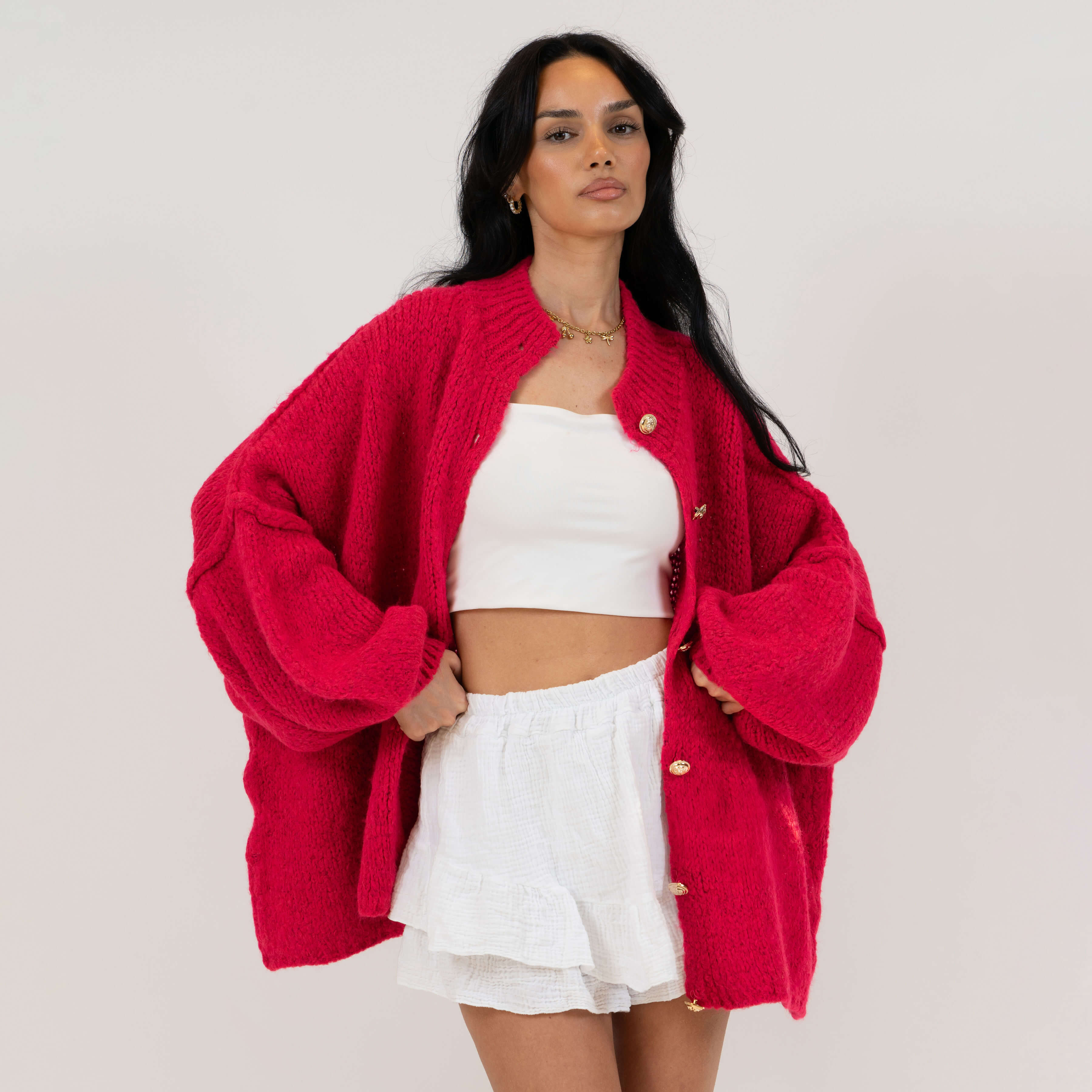 Alizée | Oversized Knit Cardigan
