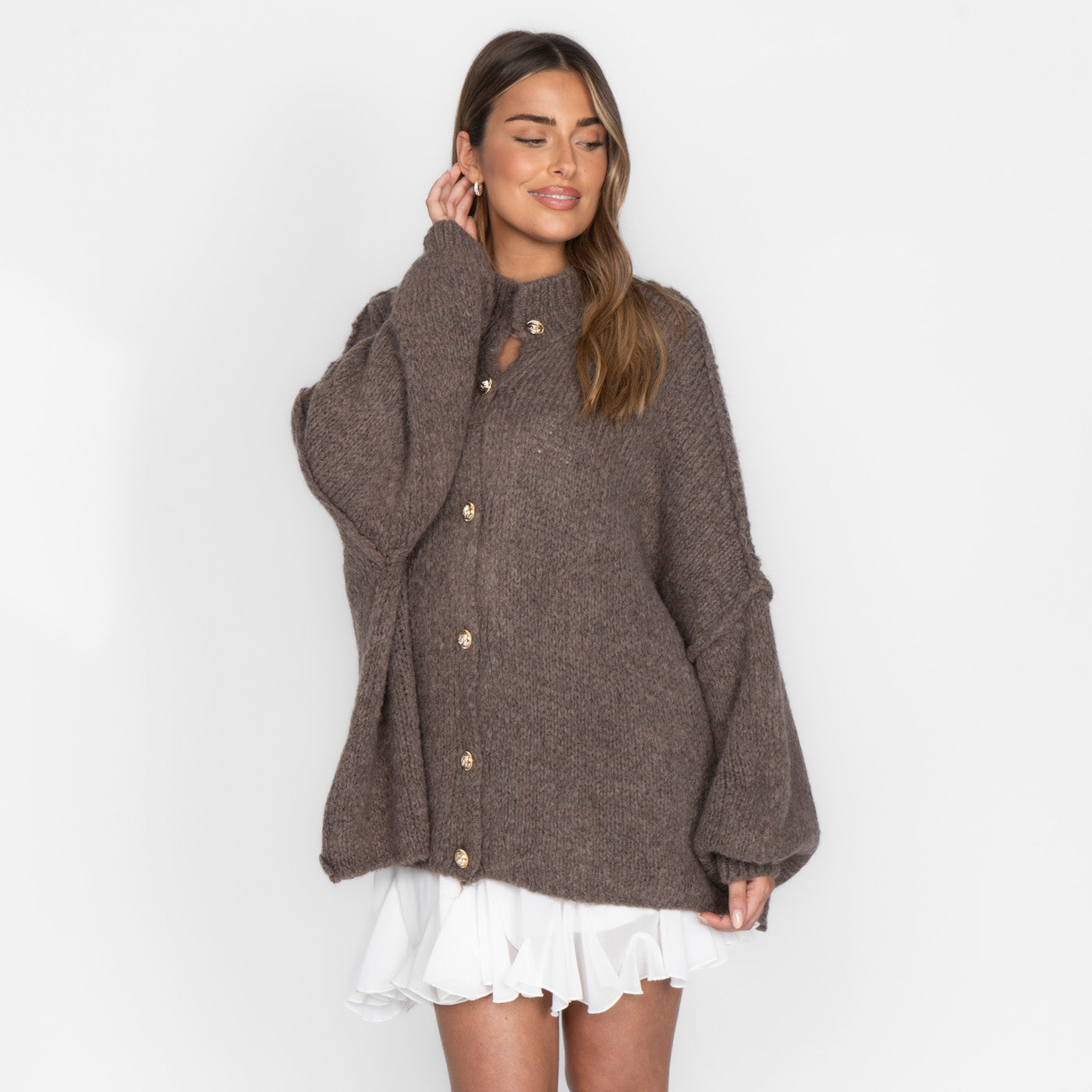 Alizée | Oversized Knit Cardigan