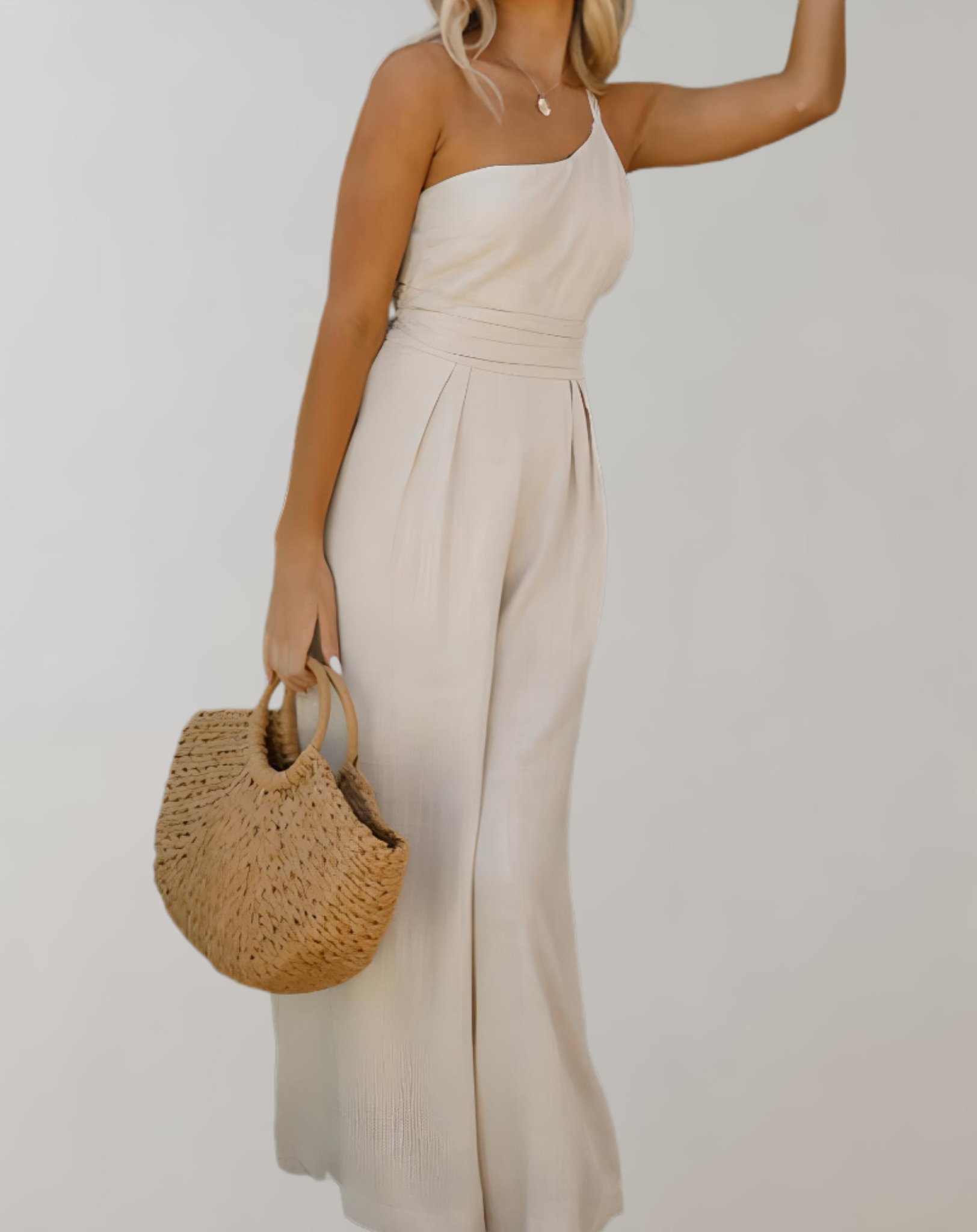 Sarai | Elegant One-Shoulder Jumpsuit