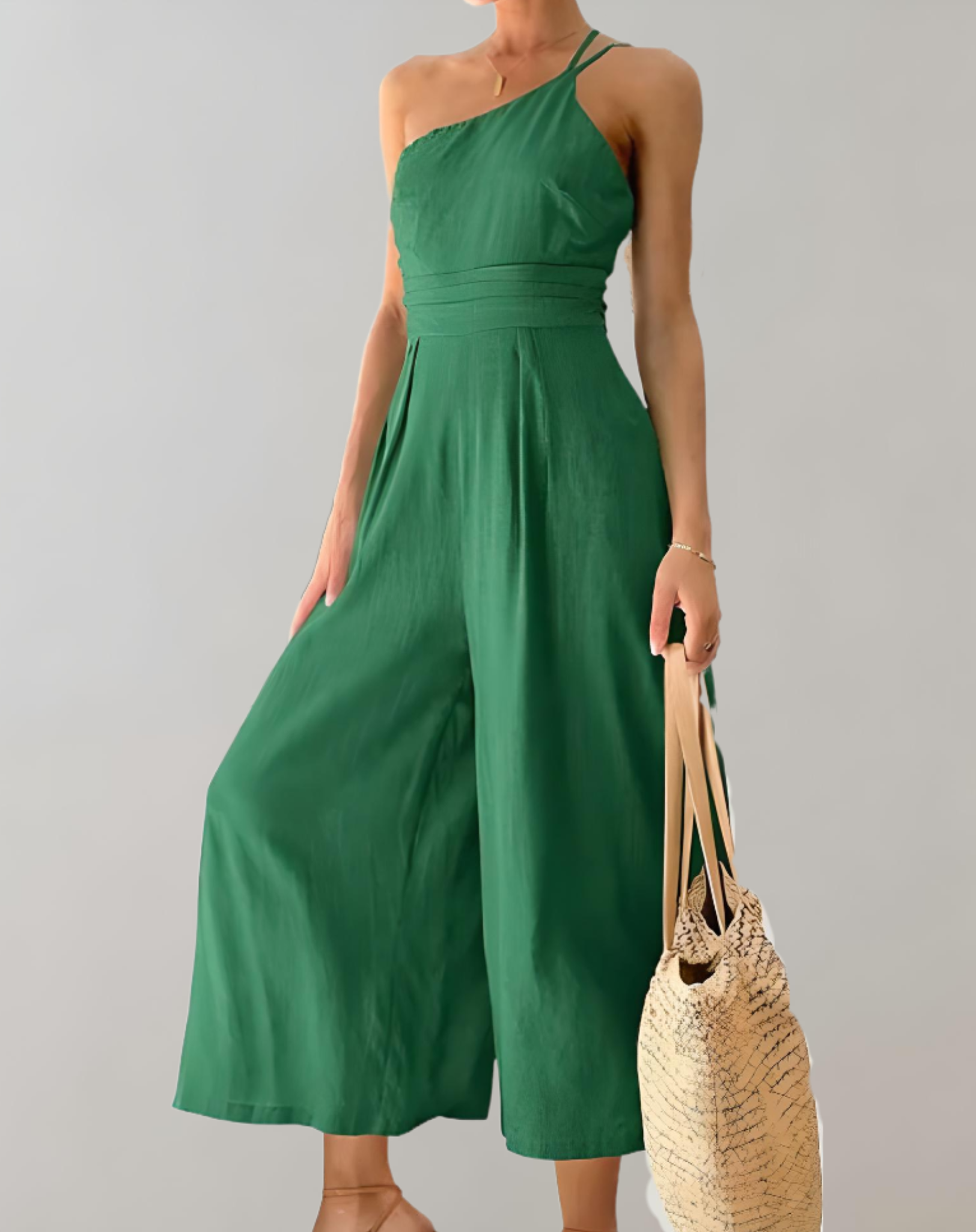 Sarai | Elegant One-Shoulder Jumpsuit