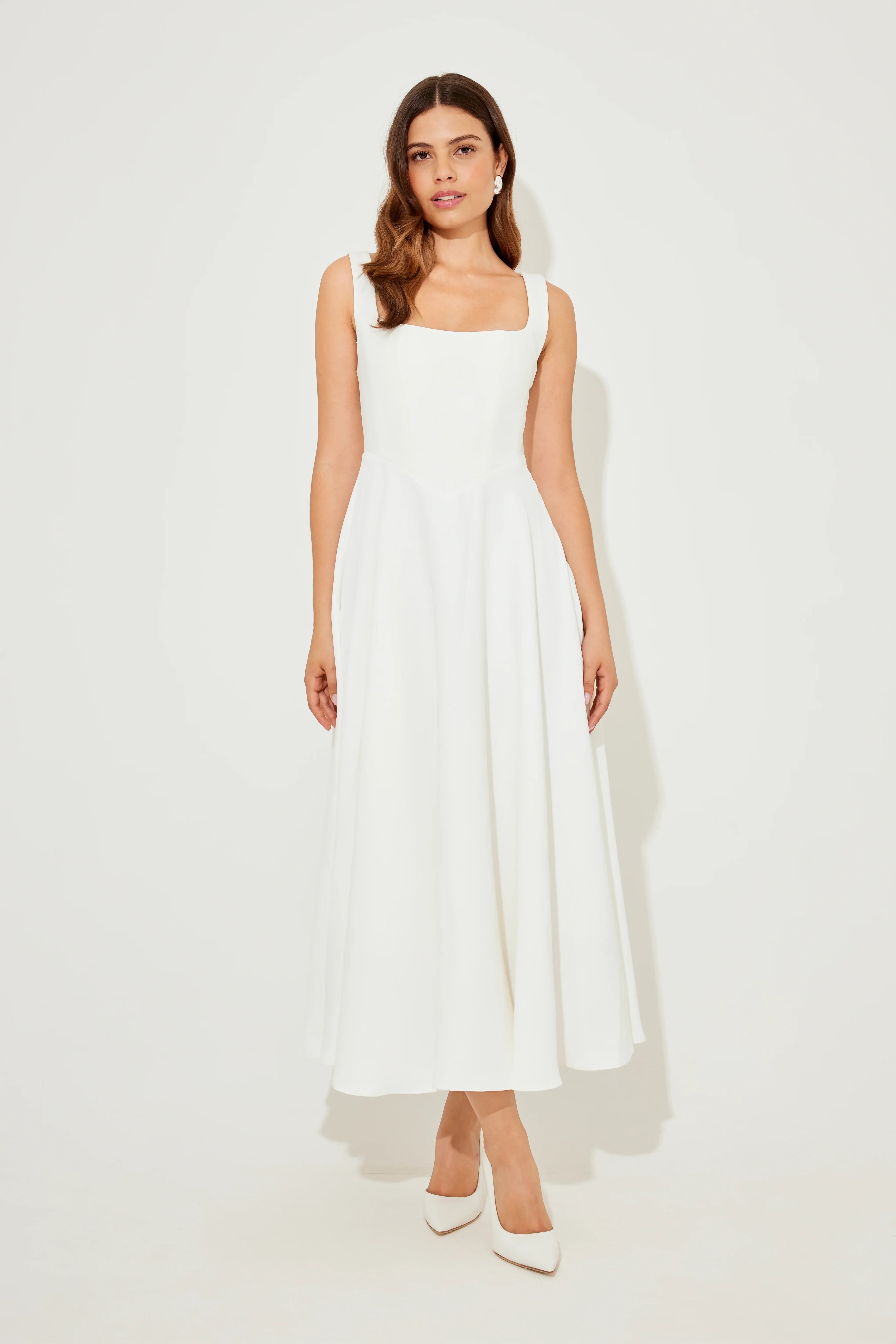 Solena – Parisian Flow Midi Dress