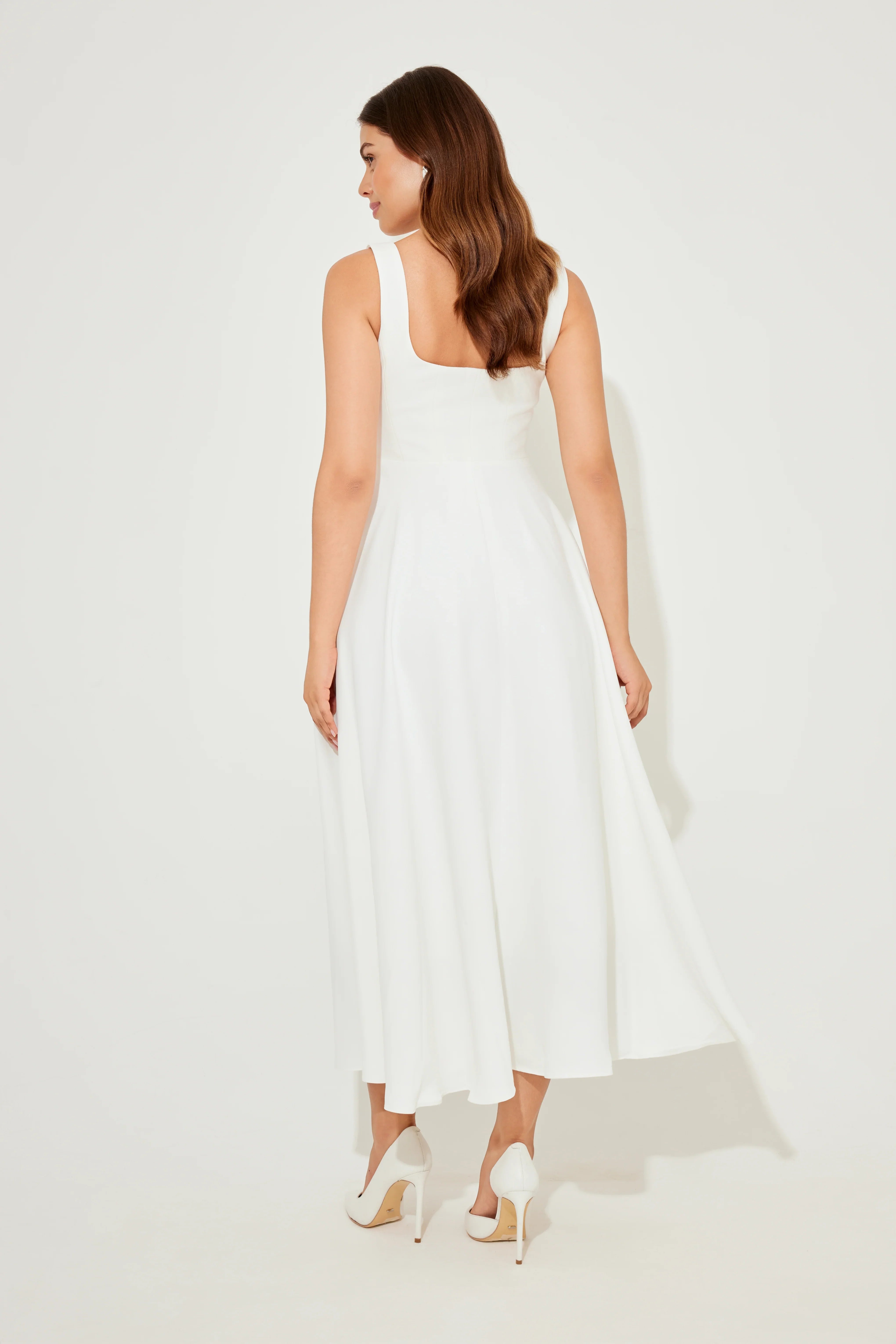 Solena – Parisian Flow Midi Dress