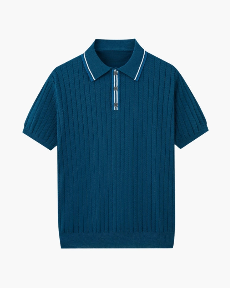 Ashford | Chevron Knit Polo