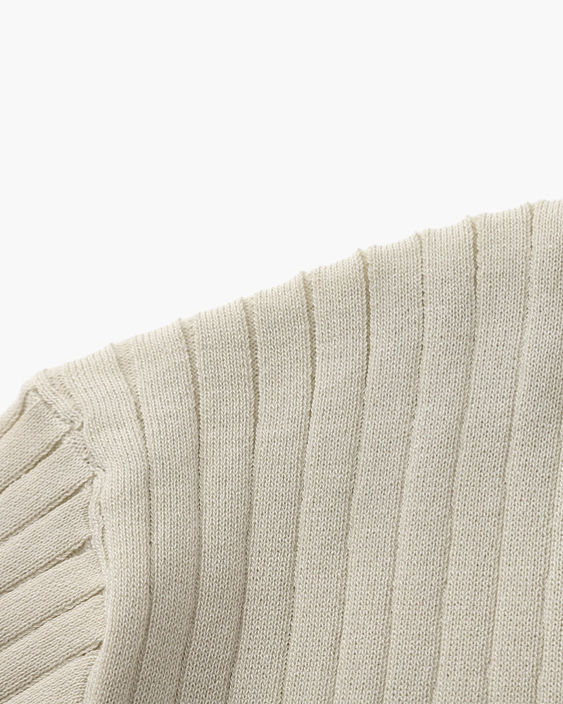 Aurel | Ribbed Knit Polo