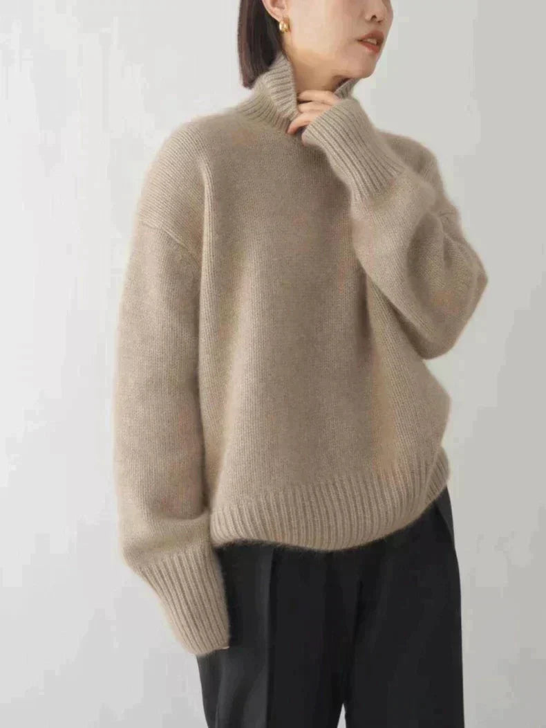 Sylvie | Cashmere Turtleneck Sweater