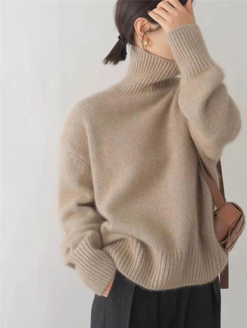 Sylvie | Cashmere Turtleneck Sweater