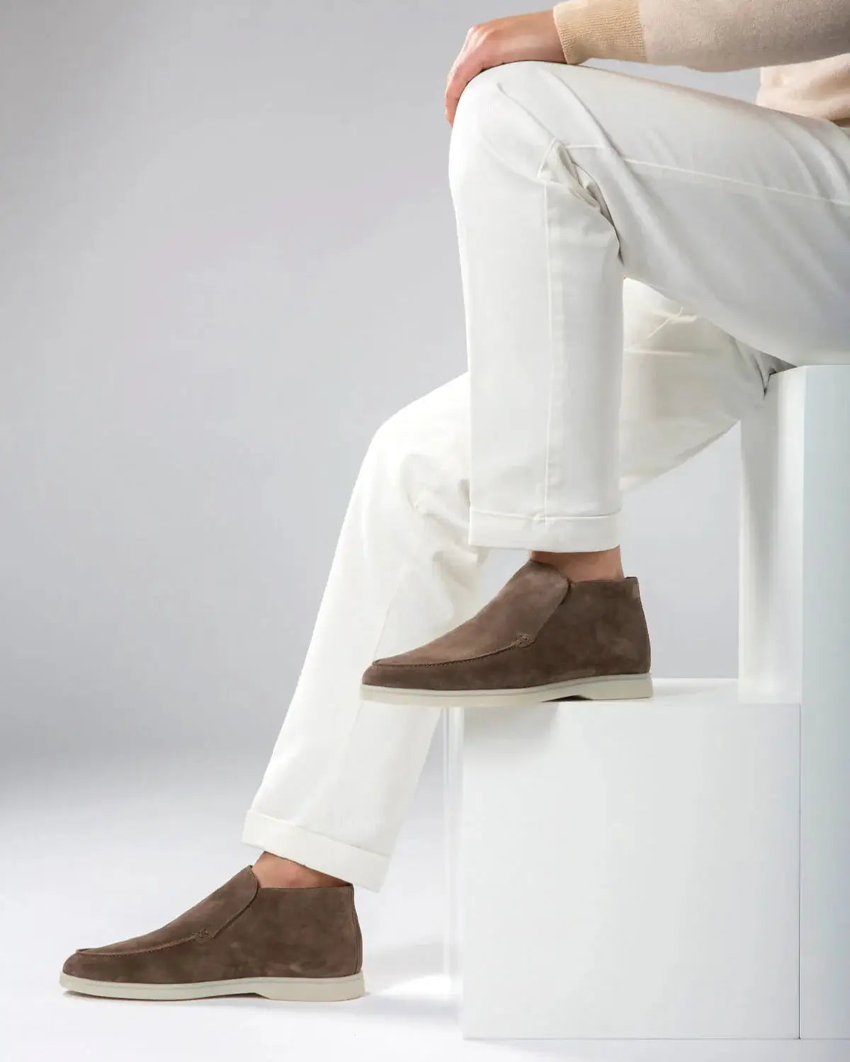 Lorenzo | High Suede Loafers