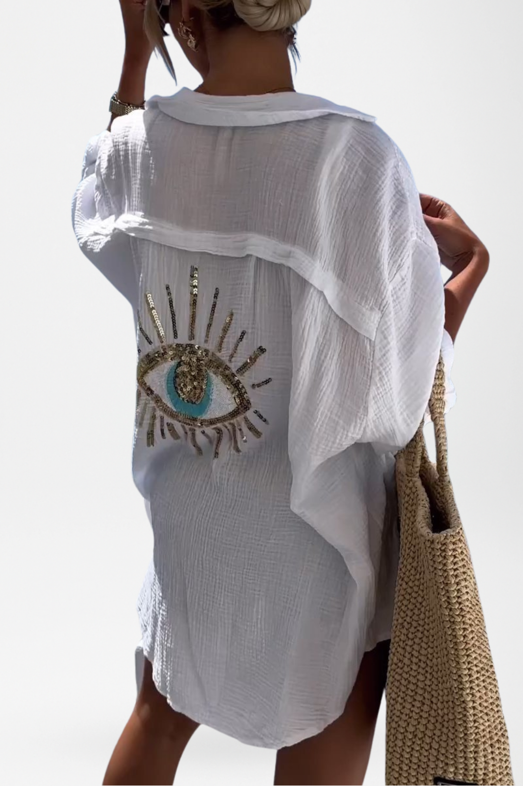 Isla | Summer Blouse with Eye Detail