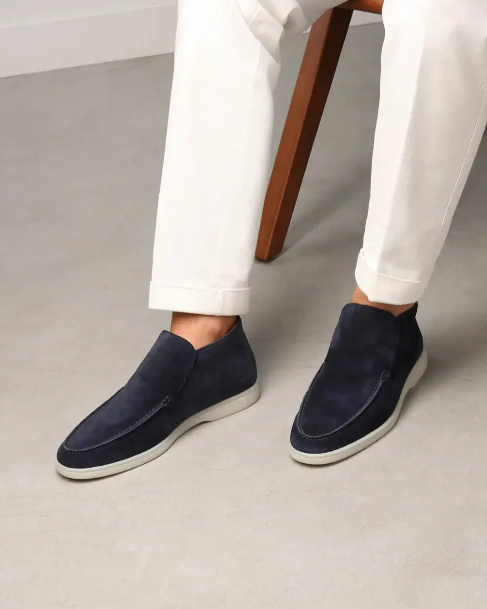 Lorenzo | High Suede Loafers