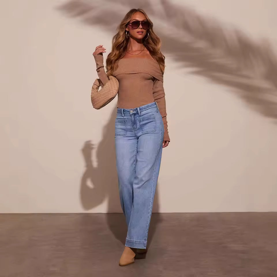 Elara | High-Waist Retro Jeans
