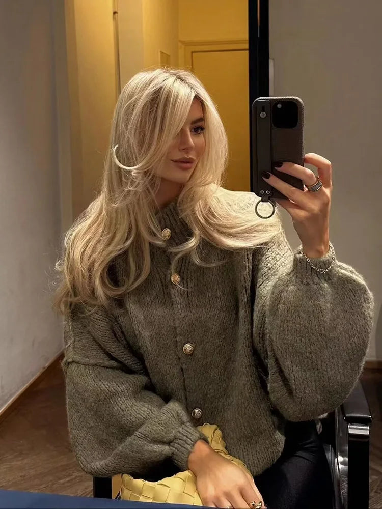 Sloane | Oversized Batwing Knit Jacket