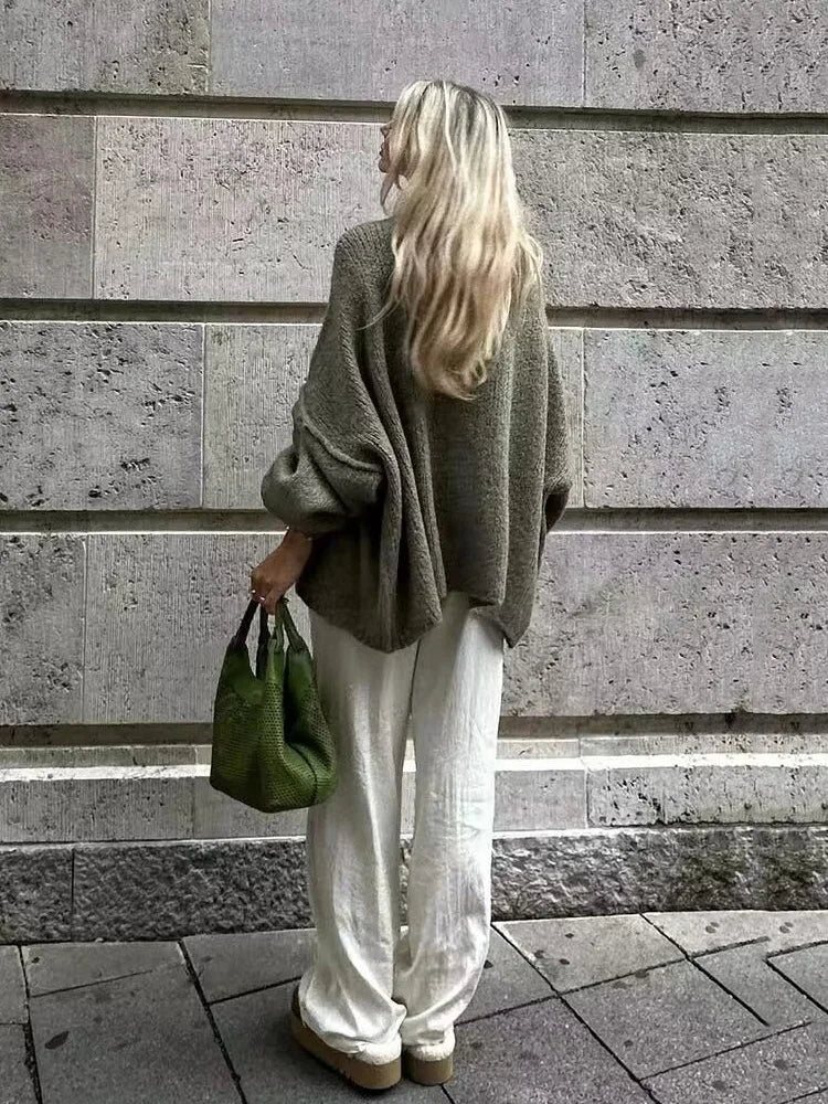 Sloane | Oversized Batwing Knit Jacket