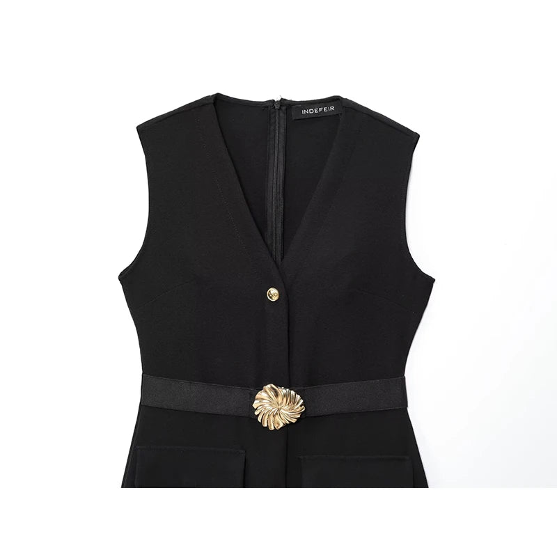 Anaïs | Sculpted Button Midi Dress