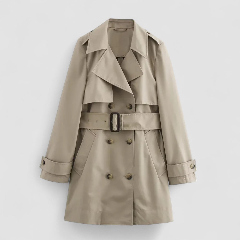 Édith | Classic Belted Trench Coat